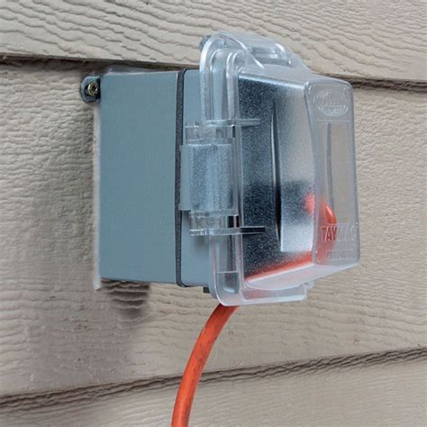 electrical box outdoor wall light|waterproof electrical box outdoor receptacles.